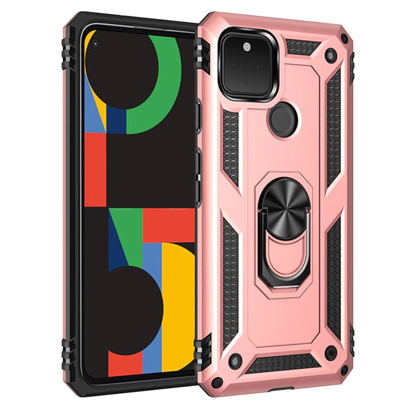 Étui à bague hybride pour Google Pixel 5 Étui à bague hybride pour Google Pixel 5